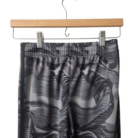 Adidas Kids Training Pants Black Gray Boys Size 10/12 Medium Joggers - Picture 5 of 6